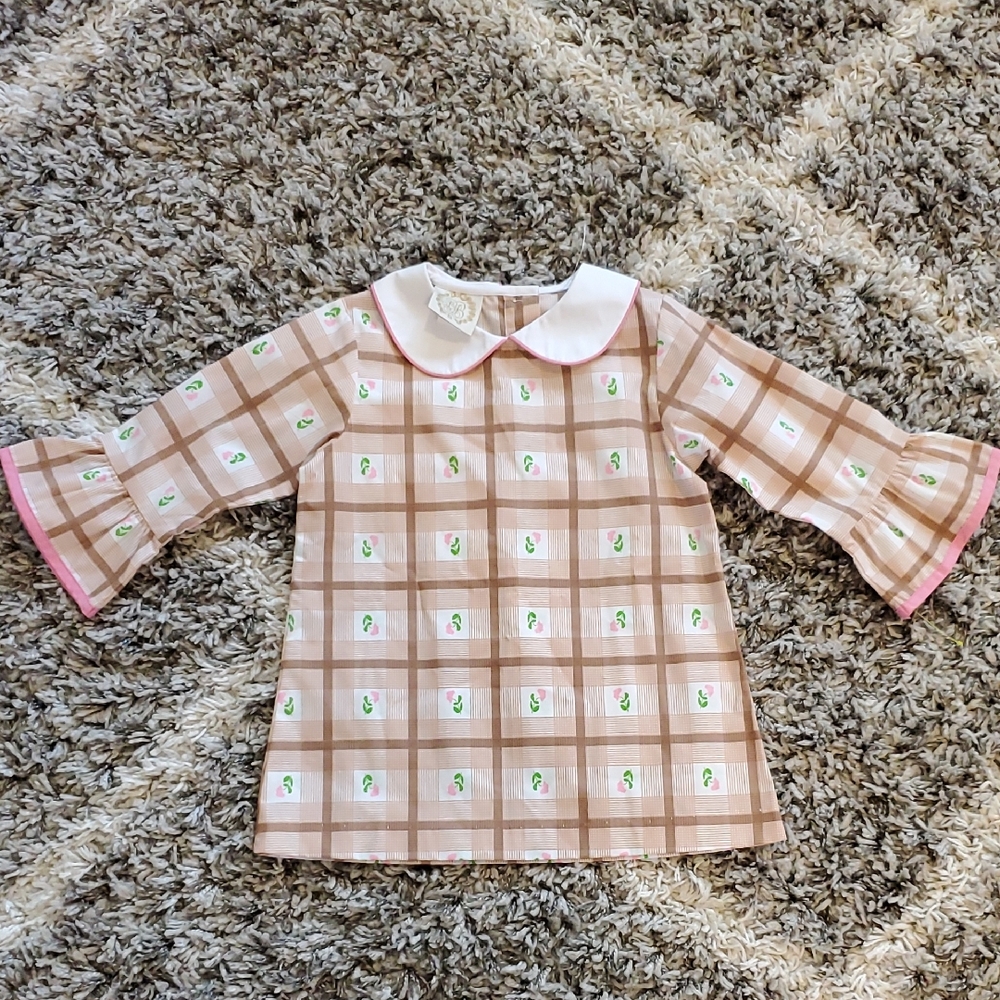 TBBC Floral Plaid Blouse